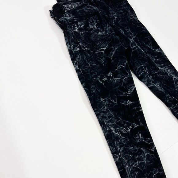 BlankNYC Pants Bibs Womens 27 Black Adjustable Strap Button One-Piece Dungaree - Picture 5 of 10